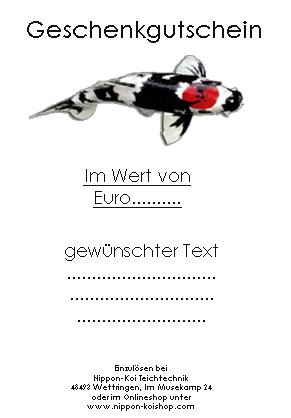 Geschenkgutscheine